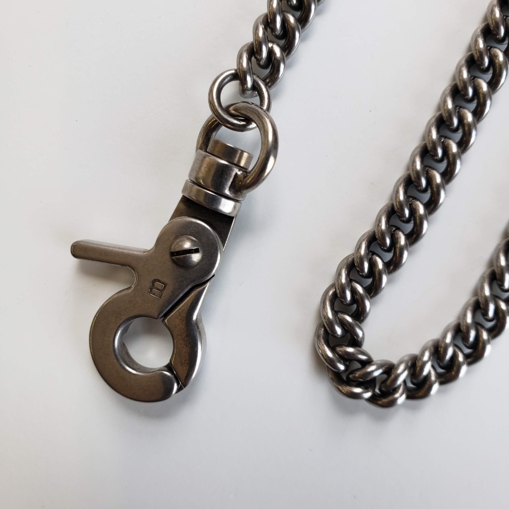 Balenciaga Black St. Losange Chain Wallet - Picture 3 of 8